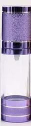 30 мл фиолетовый розовый Лосьон бутылка с безвоздушный насос нажмите как многоразового бутылки косметической упаковки туалетные контейнер