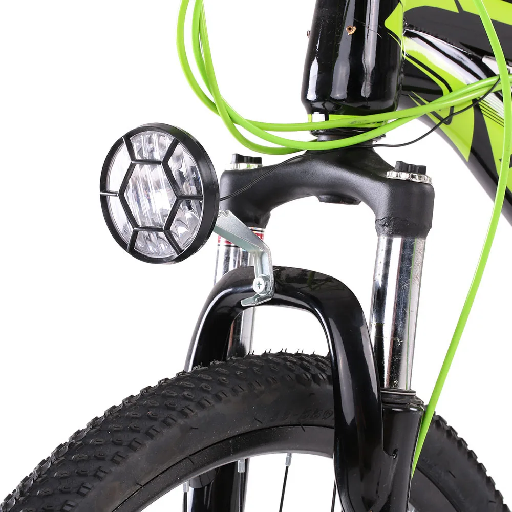 Комплект велосипедных фонарей, передняя фара для велосипеда, задний фонарь, динамо, не требуется батареек
