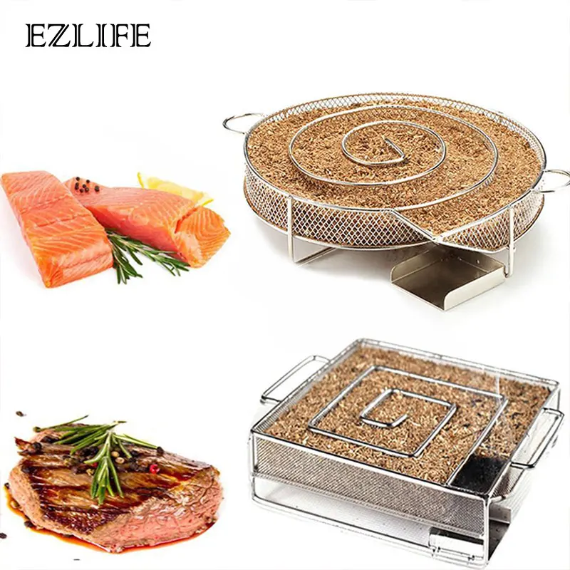 

EZLIFE Smoke Generator BBQ Charcoal Barbecue Grill Cooking Tools Wood Chip Smoker Smoking Outdoor Grill For BBQ Tool Accessories