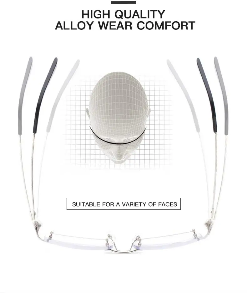 Умный HD diamond резка отделка без оправы анти blue ray дальнозоркостью прогрессивные Мультифокальные очки для чтения женщин для мужчин