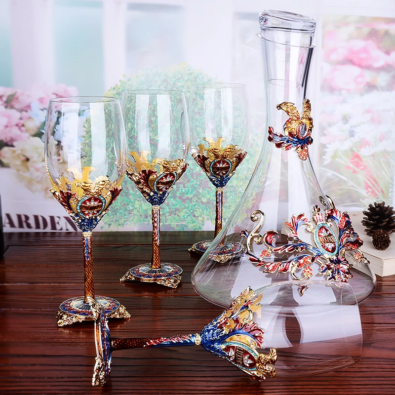 AIEE эмалевые Ирисы Свинцовые Хрустальные стакан для красного вина стекло wakeup набор бокал для вина, кружка бокалы для шампанского свадебный подарок Питьевая утварь