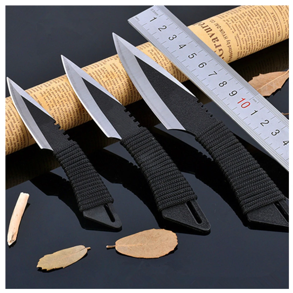 ANLidarfue Mossy Oak нож для выживания, 3 набора охотничий нож с фиксированным лезвием с сумкой для хранения, для кемпинга, тактический, открытый