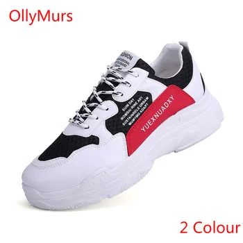 

2019 OllyMurs Mens Autumn vintage sneakers, breathable mesh casual shoes, comfortable fashion sneakers for men