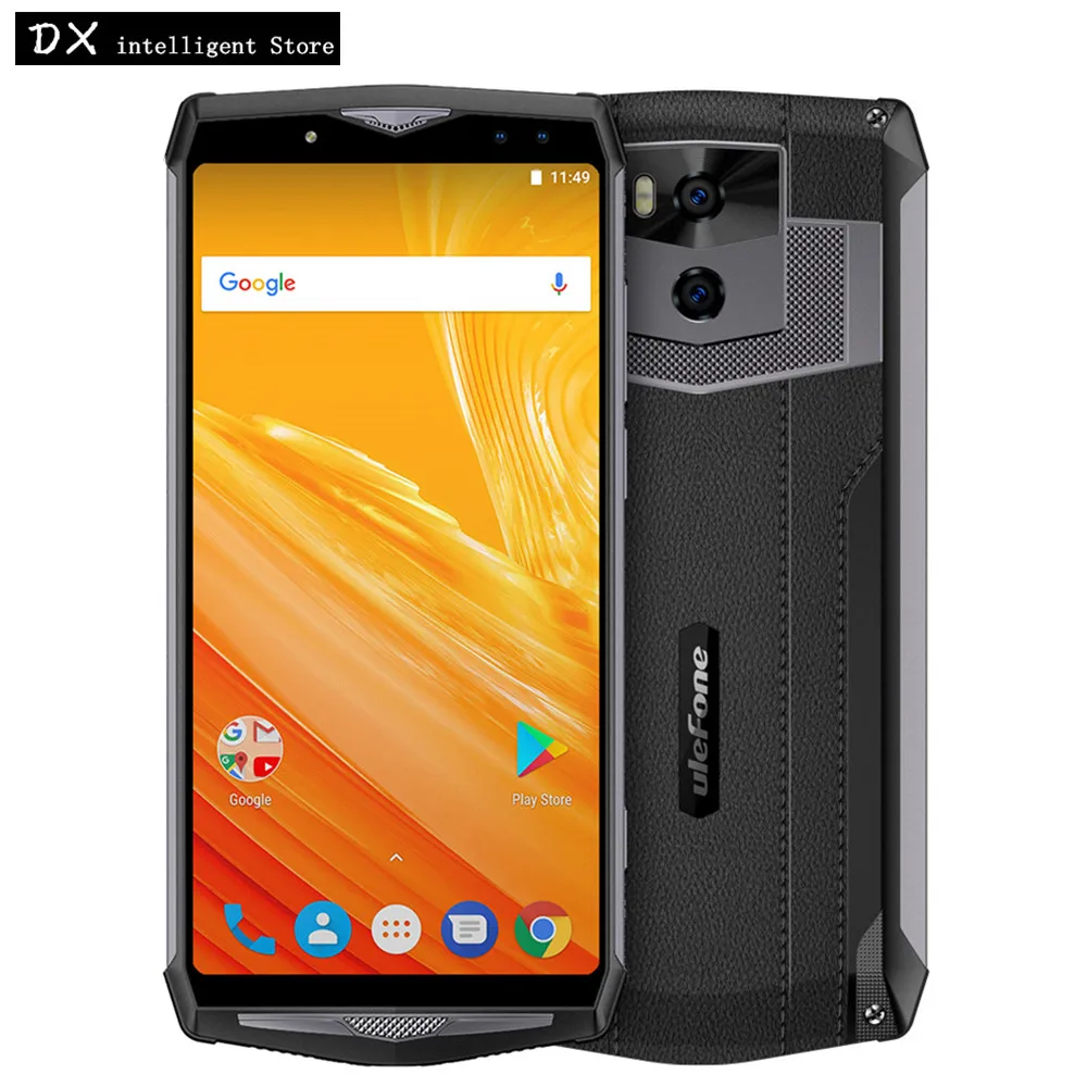 Ulefone Мощность 5 6 ГБ 64 ГБ мобильный телефон 6,0 "18:9 FHD + Helio P23 MTK6763 Восьмиядерный 21MP + 13MP Android 8,1 13000 мАч Беспроводной зарядное устройство