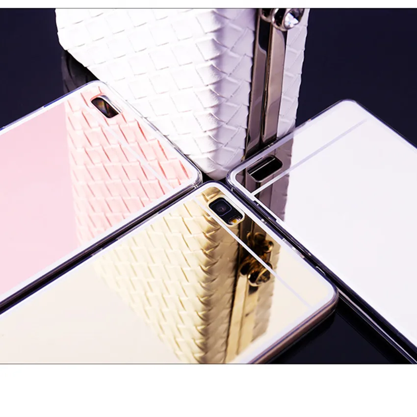 

Luxury Mirror Electroplating Soft Clear TPU Case cover For huawei P10 P8 P9 Plus Lite Nova 2 Enjoy 6S 6C Enjoy 7Plus Honor 6A 4A