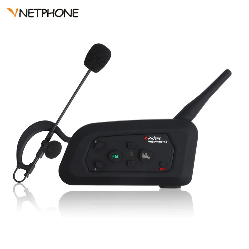 4 шт. Vnetphone футбольный рефери Bluetooth Интерком для всадников BT беспроводной Intercomunicador