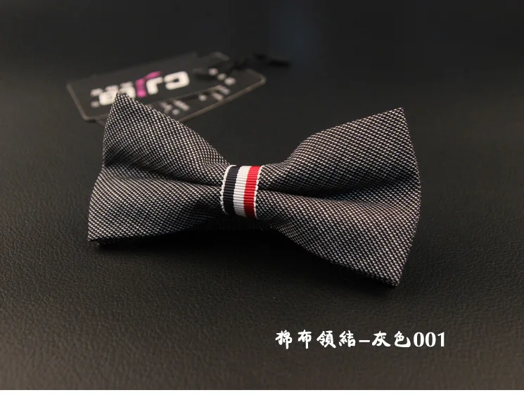 noeud Papillon Мужская мода жаккардовые Досуг сплошной бабочкой Свадебные Tuxedo лук Галстуки Черный, серый цвет бабочки