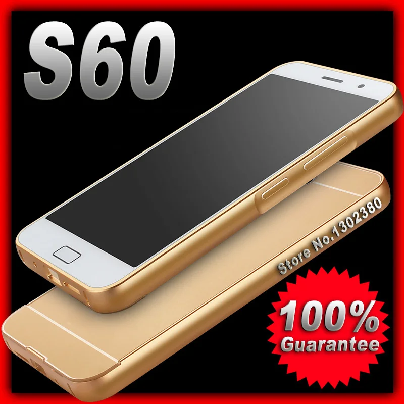 Чехол для Lenovo s 60 чехол Крышка s60w Новая алюминиевая металлическая рамка акриловая