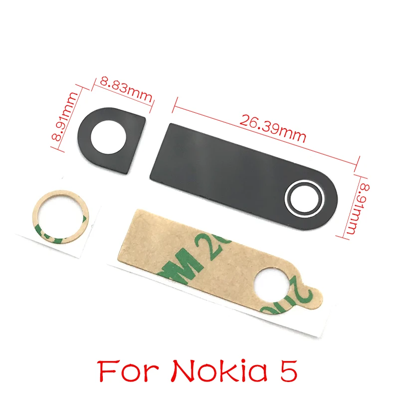 

Rear Back Camera Glass Lens With Glue Original For Nokia 5