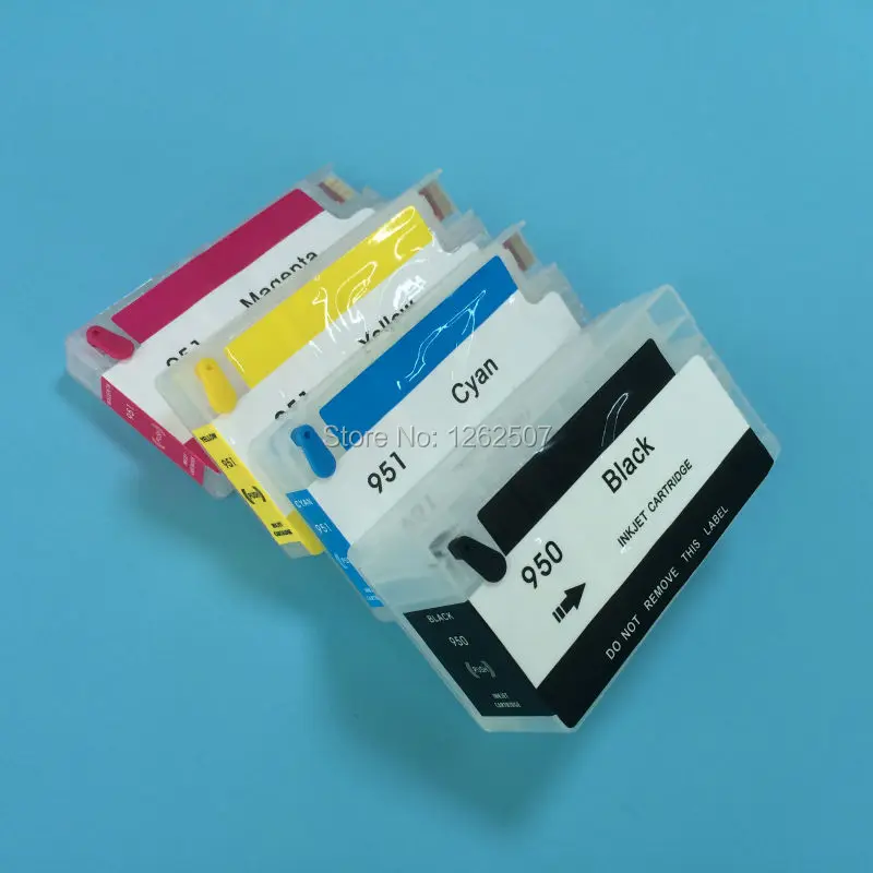 Bulk Refill ink cartridges with auto reset chips hp950XL 951XL For HP
