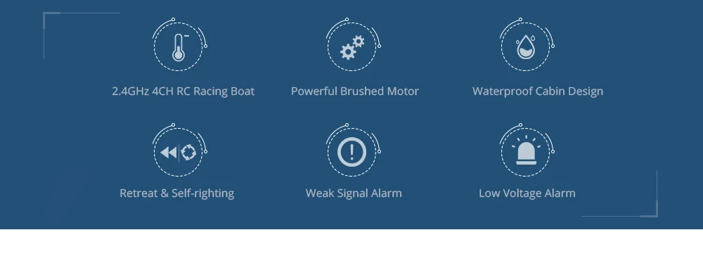 2.Skytech H100 2.4GHz 4-channel High Speed Boat with LCD Screen Transmitter