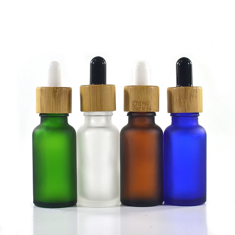 

100pc * 15ml матовое прозрачное стекло bottle с фотографией