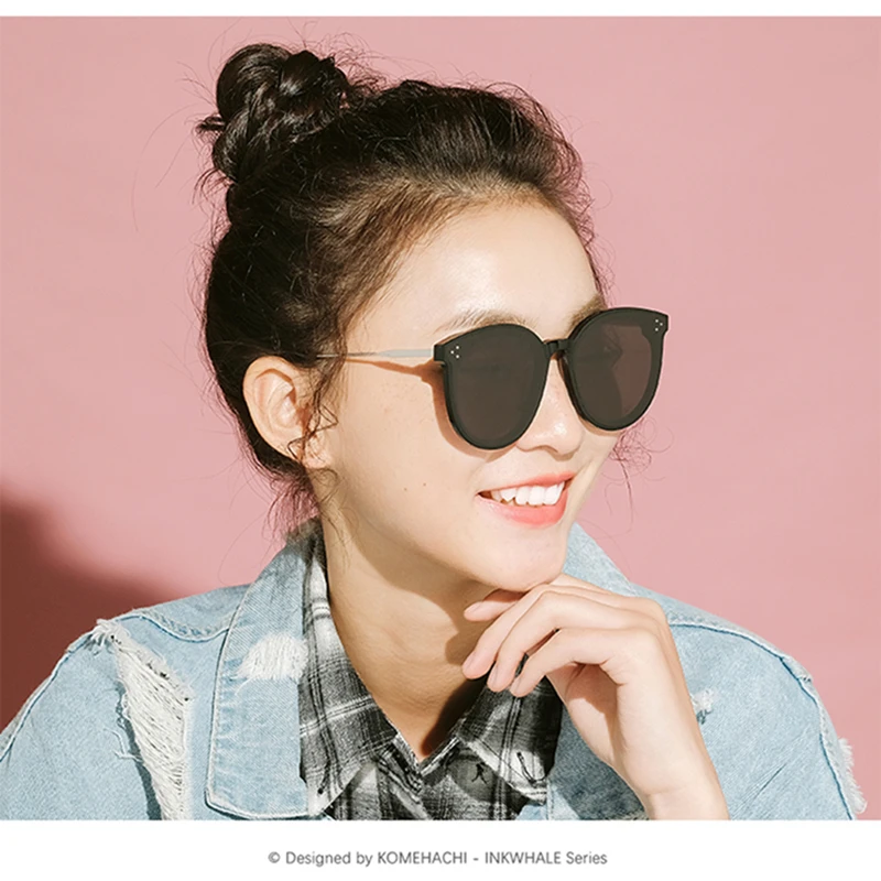 grey Eye Lens pink Runde Grey Brillen Brown Objektiv Sonnenbrille Lens Marke Blue Cat Vs Vintage Männer Design Frauen Lens Acetat Farbige Black Outdoor Mit Koreanischen Sommer wHxtgRqn