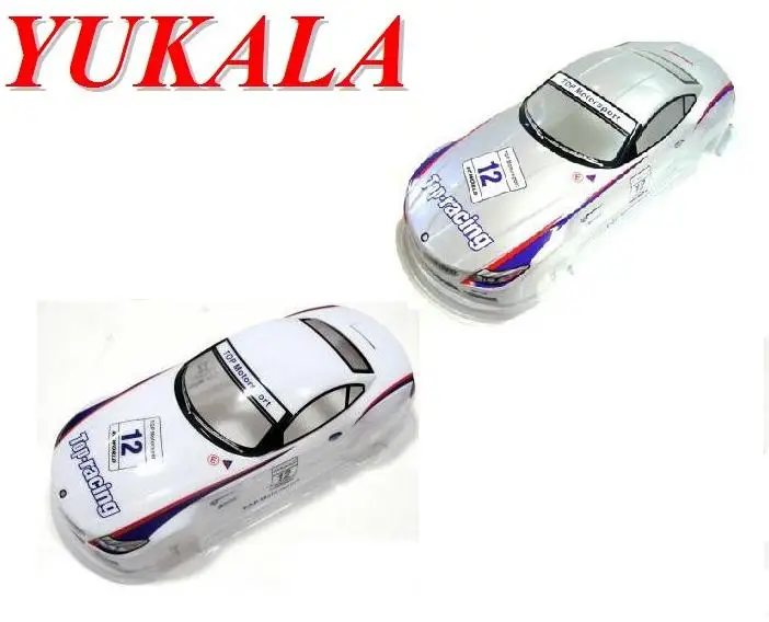 Аксессуары для гоночных автомобилей YUKALA 1:10 R/C корпус из ПВХ окрашенный shell195mm No042
