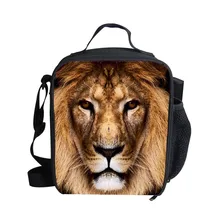 FORUDESIGNS сумки с 3d принтом животных, Детские Термосумки для ланча, подарки для детей, сумки через плечо, водонепроницаемые изоляционные сумки для ланча