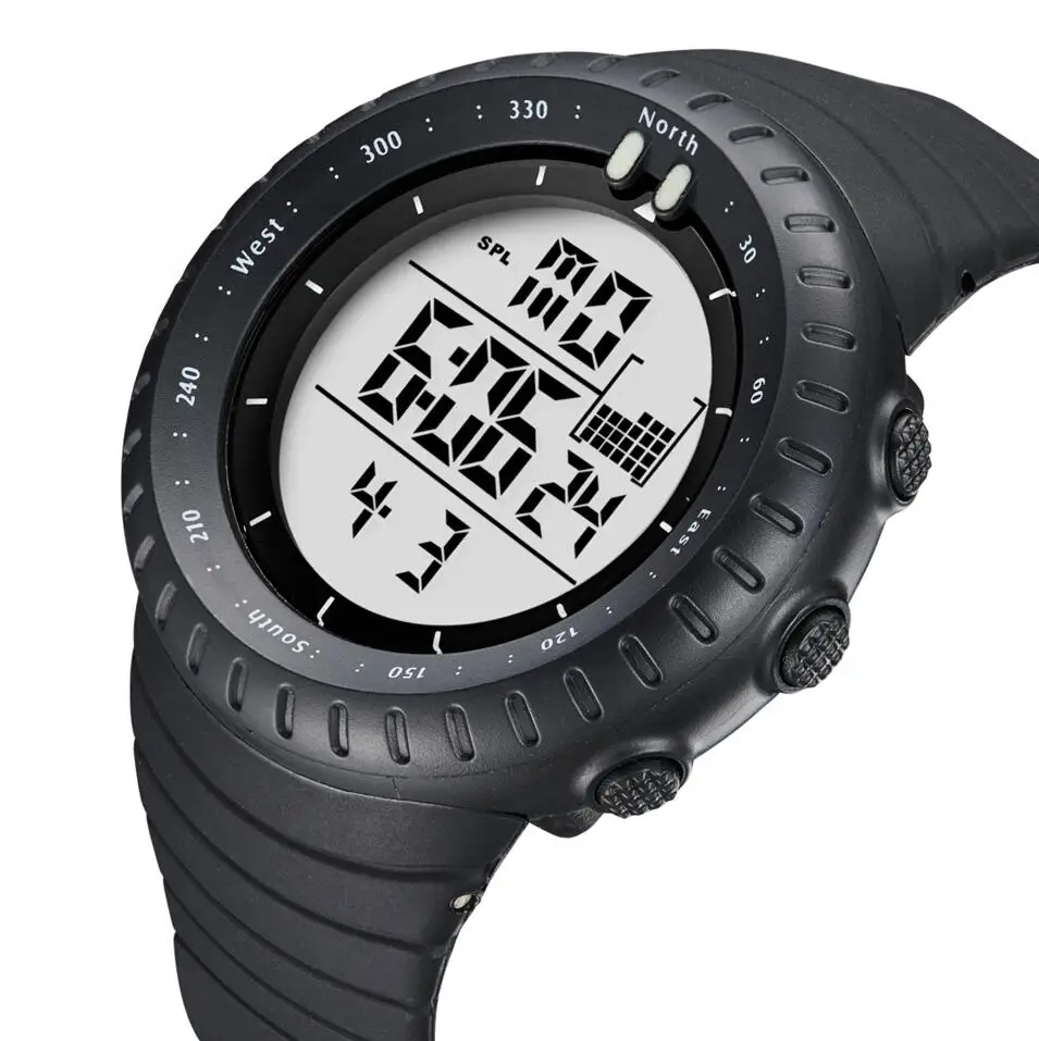 

Large Dial Outdoor Men Sports Watches LED Digital Wristwatches Waterproof Alarm Chrono Calendar Fashion Casual Watch