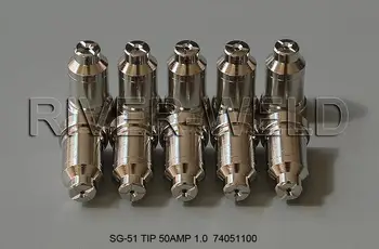 

SG-51 Plasma Cutter Cutting Torch Consumables Plasma TIPS 0.9mm 40Amp,10PK
