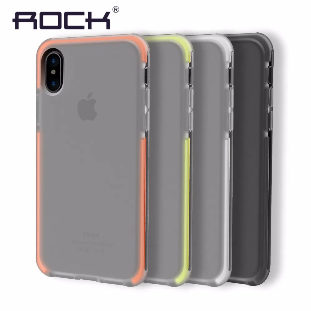 

Original For iPhone X Case Cover Elastic Soft TPU + Flexible TPE Hybrid Case for iPhoneX Cover Shockproof Protective Shield