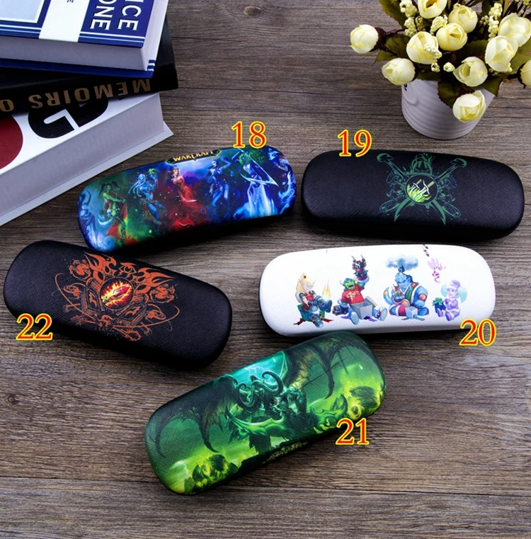 

Blizzard World of Warcraft Metal Cartoon Fashion Myopia Glasses Case Boy and Girl Student Pressure-proof Portable Eyeglass Box