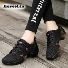 HoYeeLin/Обувь для джаза; женская дышащая обувь с сеткой; мягкая подошва; современные танцевальные кроссовки; легкая обувь для занятий танцами; обувь для фитнеса