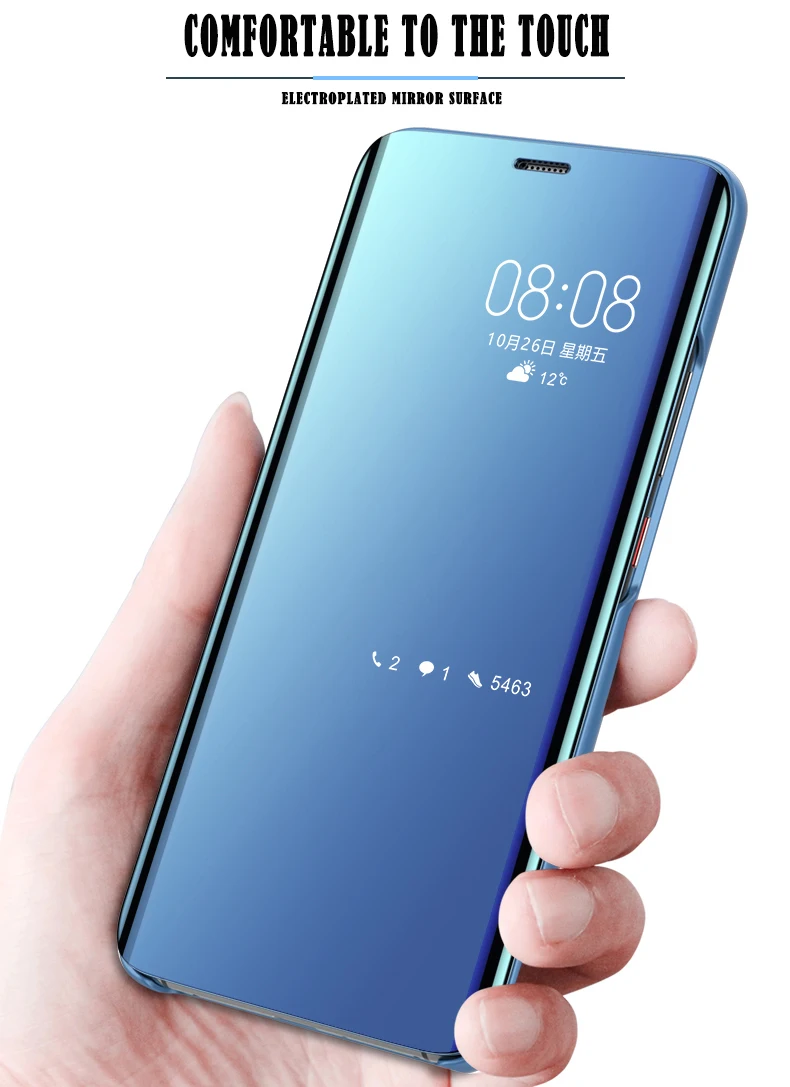 Clear View зеркало флип чехол для huawei Коврики 20 10 9 8 Pro P30 P 30 20 10 9 8 Pro рlus Lite Nova 4 3 3e 3i смарт-чехол-подставка