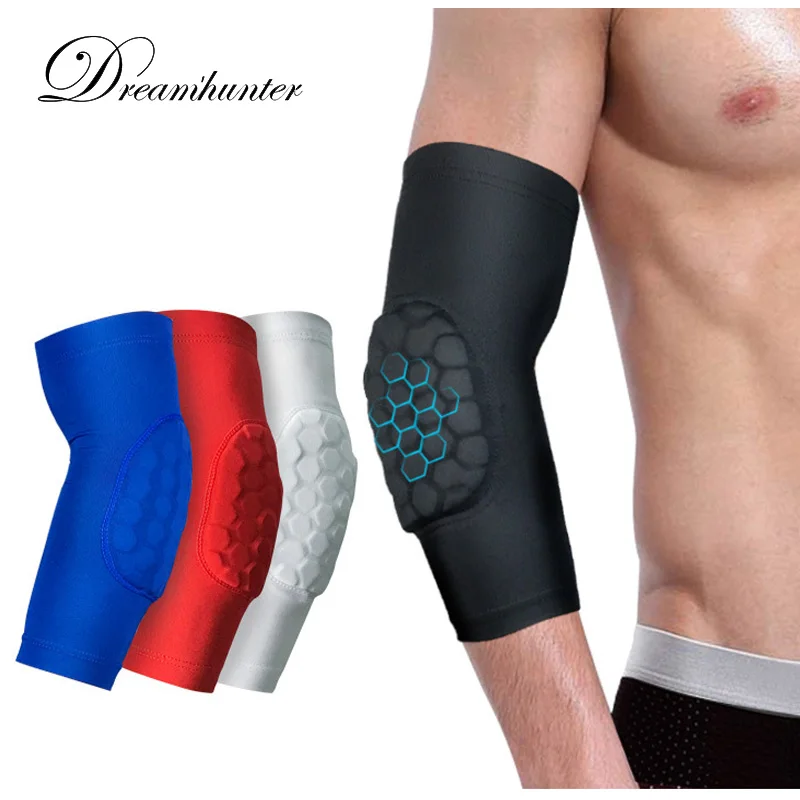 Hotsale Pad Elbow Protector Elastic Sport Arm Warmers Sleeve Cover Support 