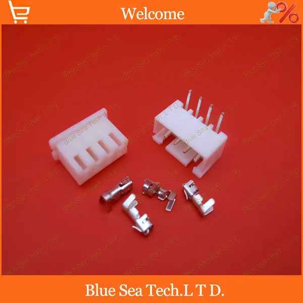 

Sample,50 sets 4 Pin XH 90 angle bend Pin Connector 2.54mm XH-4P Kits for PCB/Automotive/electronic circuit ect.Free Shipping