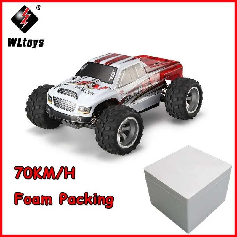 WLtoys A979 A RC высокоскоростной автомобиль 2 4 ГГц 2CH 1:18 4WD Багги внедорожник на