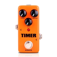 KOKKO Timer Delay Guitar Effect Pedal Alta Calidad Portatil Guitar Parts With True Bypass Guitar Pedal Guitar Accessories FDD2 aby seletor combiner footswich ab box pedal guitar true bypass pedal