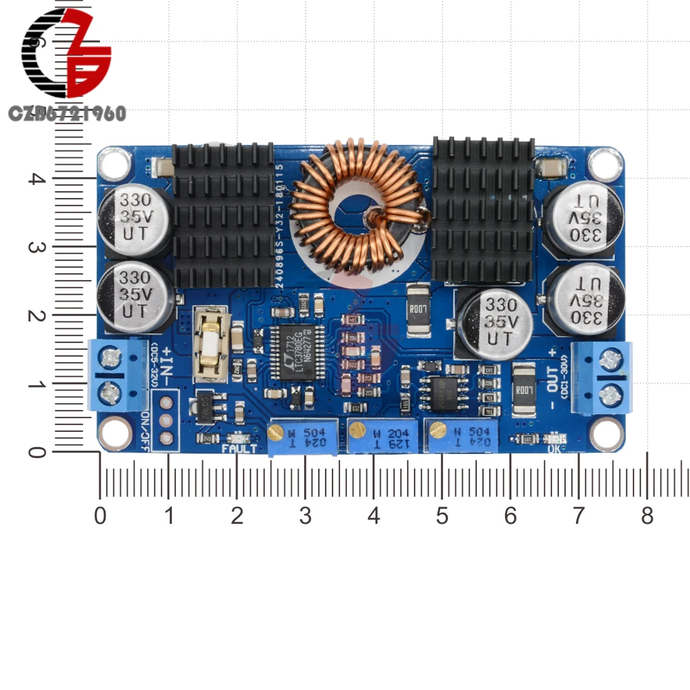 LTC3780 DC-DC 5 V-32 V постоянного тока до 1 V-30 V 10A постоянного Напряжение регулятора автоматического напряжения шаг-шаг вверх-вниз Регулятор зарядки Модуль