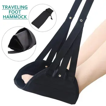 

Oxford Cloth Foot Rest Portable Travel Footrest Flight Carry-on Foot Rest Office Feet Rest Leg Hammock Travel Accessories