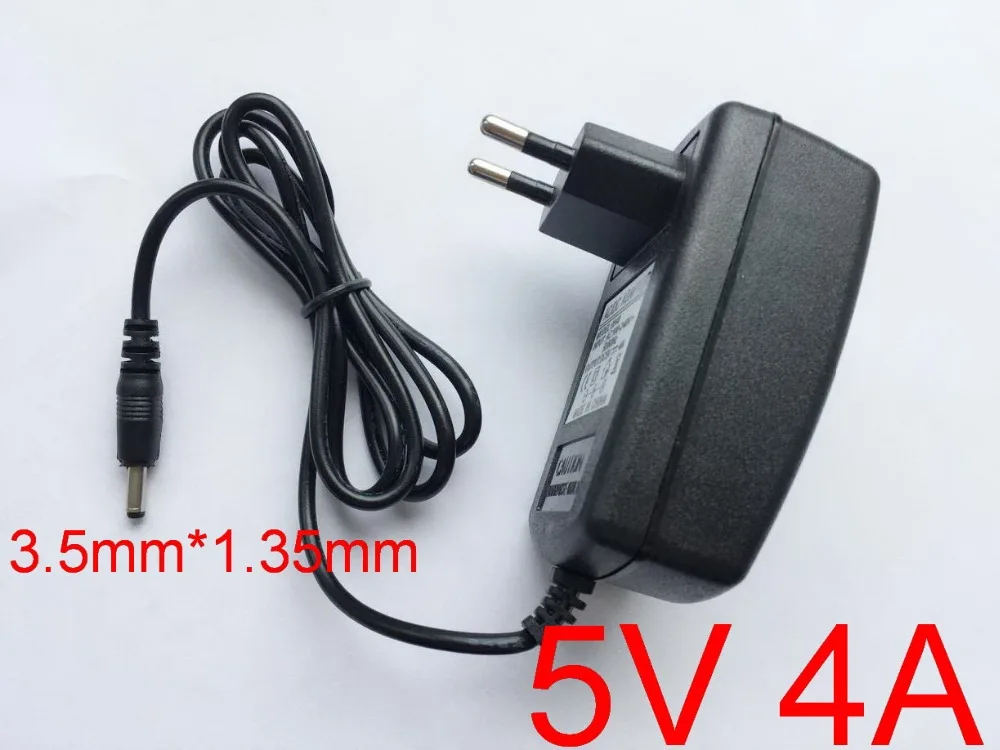 

1PCS High quality 5V4A AC 100V-240V Converter Adapter DC 5V 4A 4000mA Power Supply EU Plug 3.5mm x1.35mm