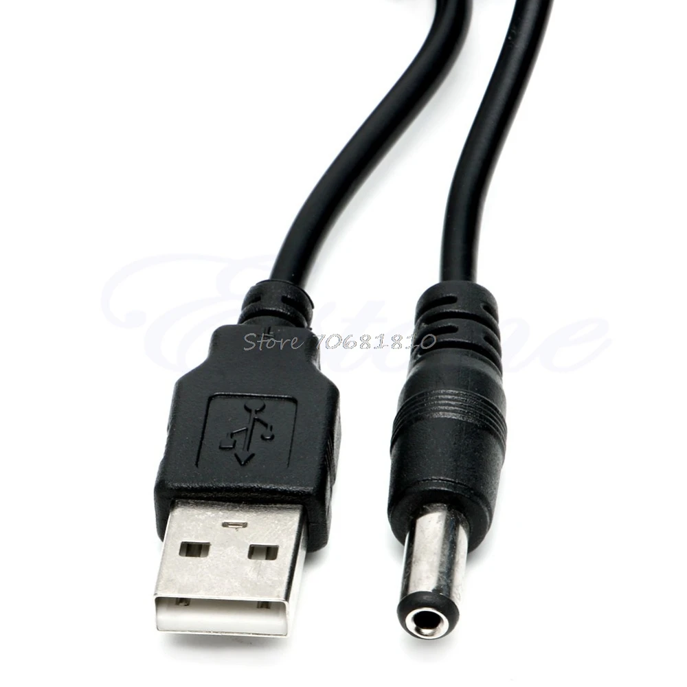 USB A Male to 5.5*2.1mm/0.21*0.08in Connector 5 Volt DC Charger Power Cable Cord charging cable usb charging cable battery charger power adapter