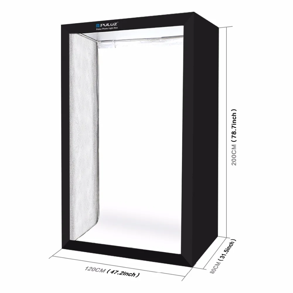 PULUZ Photo Box 200cm Foldable 6 Light Strip Bars 240W 5500K Photo Lightbox Studio Shooting Tent Bo