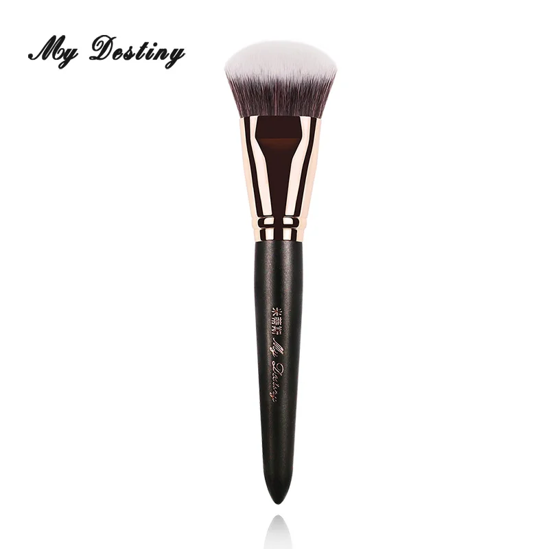 

MY DESTINY Round Foundation Brush for Base Make Up Makeup Brushes Pincel Maquiagem Brochas Maquillaje Pinceaux Maquillage 007