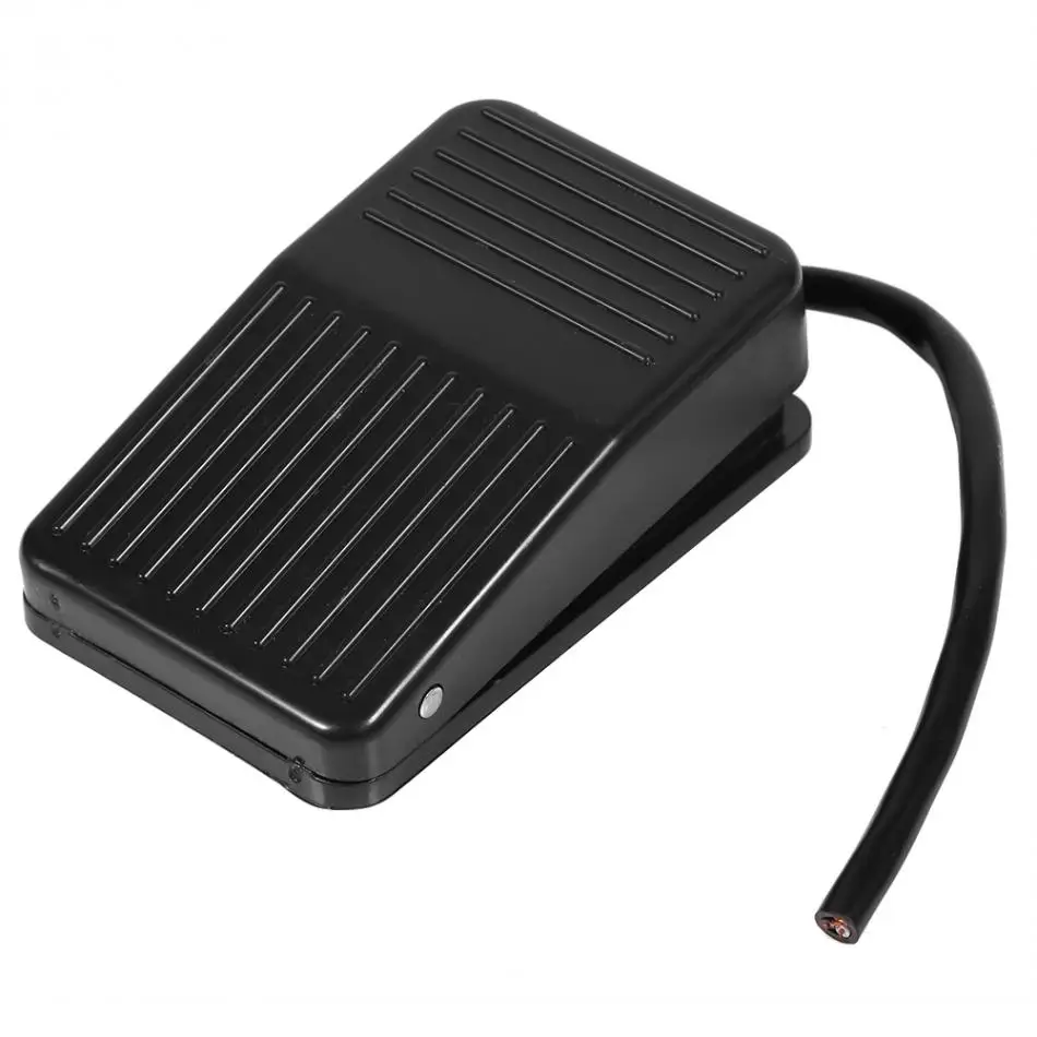 

1Pc 220V Switch 10A Electrical Plastic Foot Pedal Switch On/Off Control Switch Black Color + 10cm Cord New Arrival