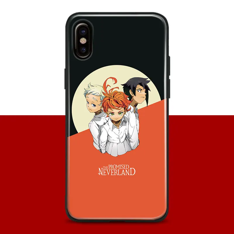 

Emma Norman Ray The Promised Neverland Glass Phone Case Shell Soft Silicone For iPhone 5 5s Se 6 6s 7 8 Plus X XR XS 11 PRO MAX