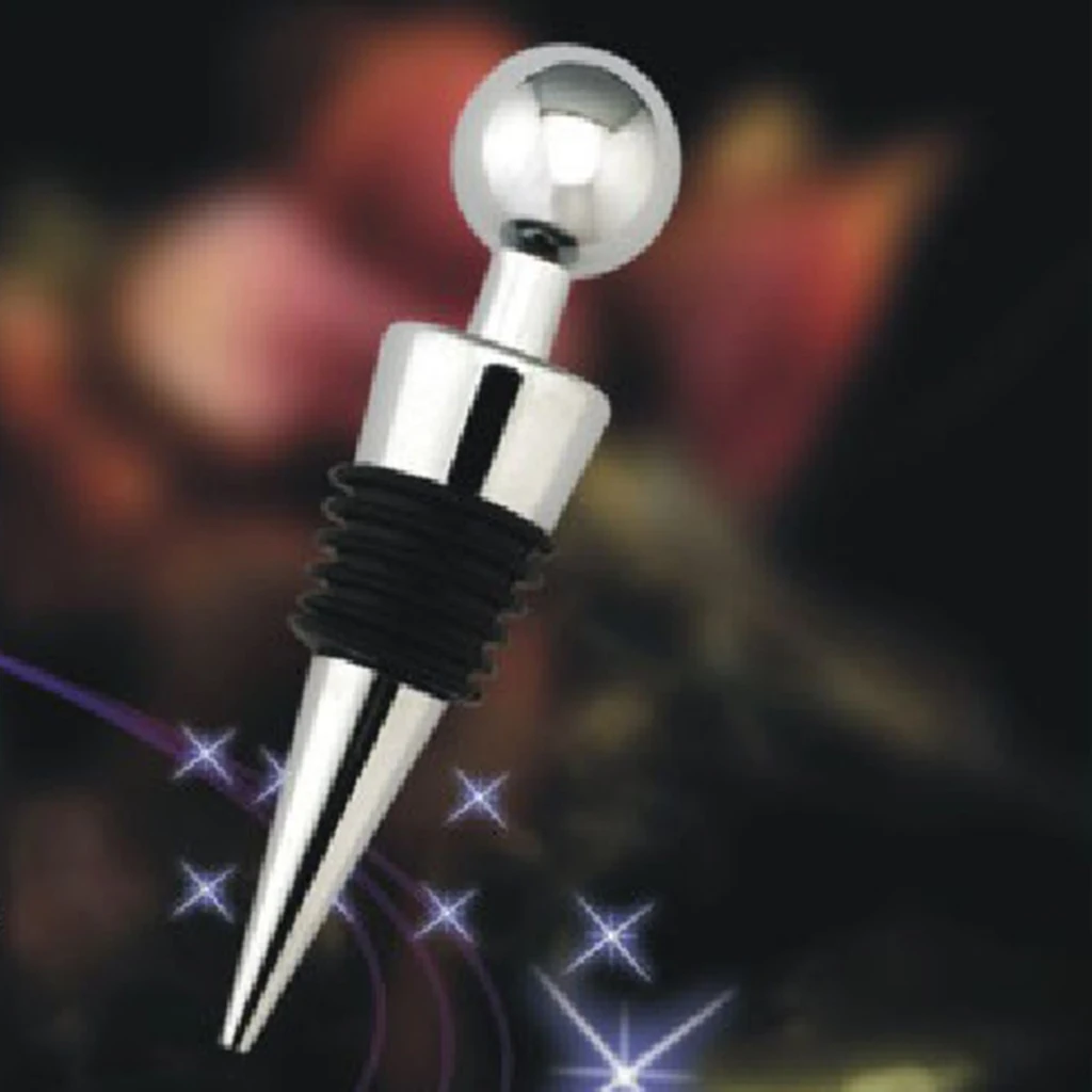 Bottle Cap Glass Cork Drops Bottle Stopper Stainless Steel Glass Bottle Cap