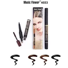 Music Flower kajia тени порошок верхней гелевой подводки комплект из 3 предметов автоматические тени для век Чистка крем для бровей