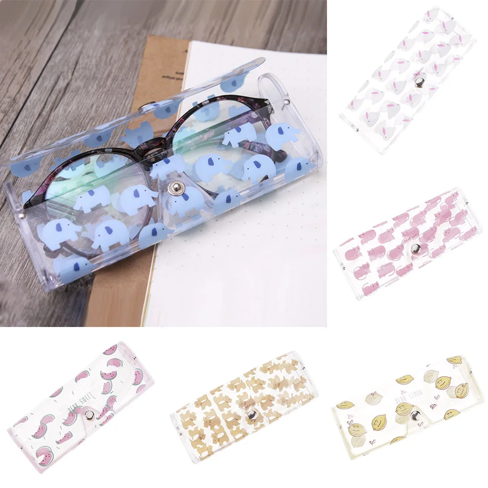 Portable Cute Cartoon Clear Soft Sunglasses Case Glasses Eyewear