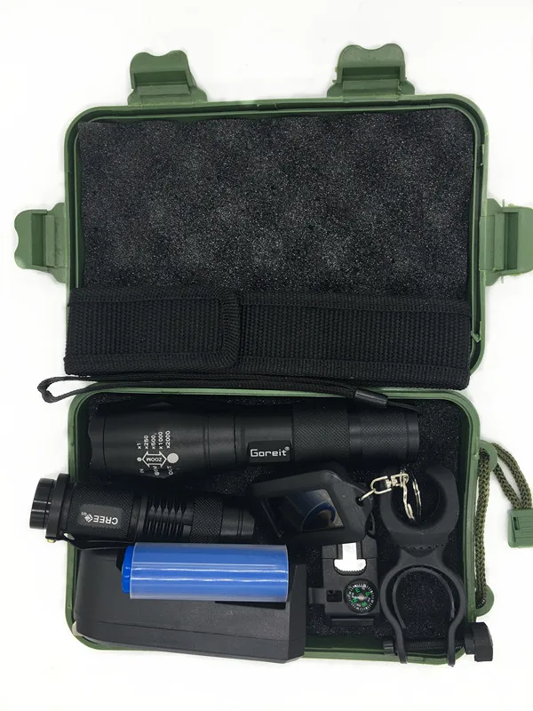 2000lm X800 Shadowhawk Flashlight CREE XM L T6 LED Torch 18650 Battery