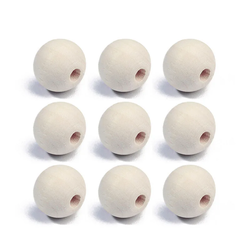 

1000Pcs Natural Loose Space Beads For Jewelry Marking Bracelet Charm Needlework Wooden Beads DIY Accessories Jewelry Finding
