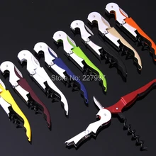 100 шт. новинка-открывашка для бутылок животных попугай Открыватель в виде морского конька Ножи пробочник из нержавеющей стали красное вино пиво открывалка для бутылок, подарок