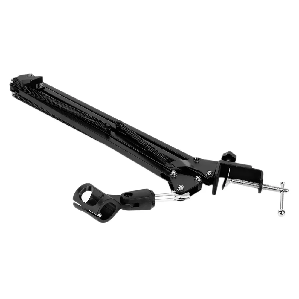 Wholesale Mic Microphone Suspension Boom Scissor Arm Stand Holder for Studio Broadcast hot new