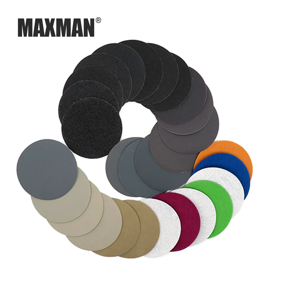 MAXMAN 3 дюйма абразивы наждачная бумага профессиональные полировальные