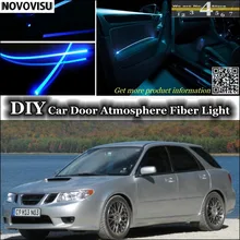 Novovisu для Saab 9-2X подкладке окружающий свет атмосферу волоконно-оптического диапазона огни внутри двери Панель освещение не EL свет