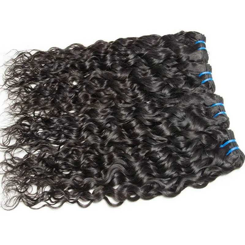 Peruvian Curly Hair Bundles 1/3/4 Pieces Human Hair Extensions Wet and Wavy  Hair Bundles - Terre D'oLeane