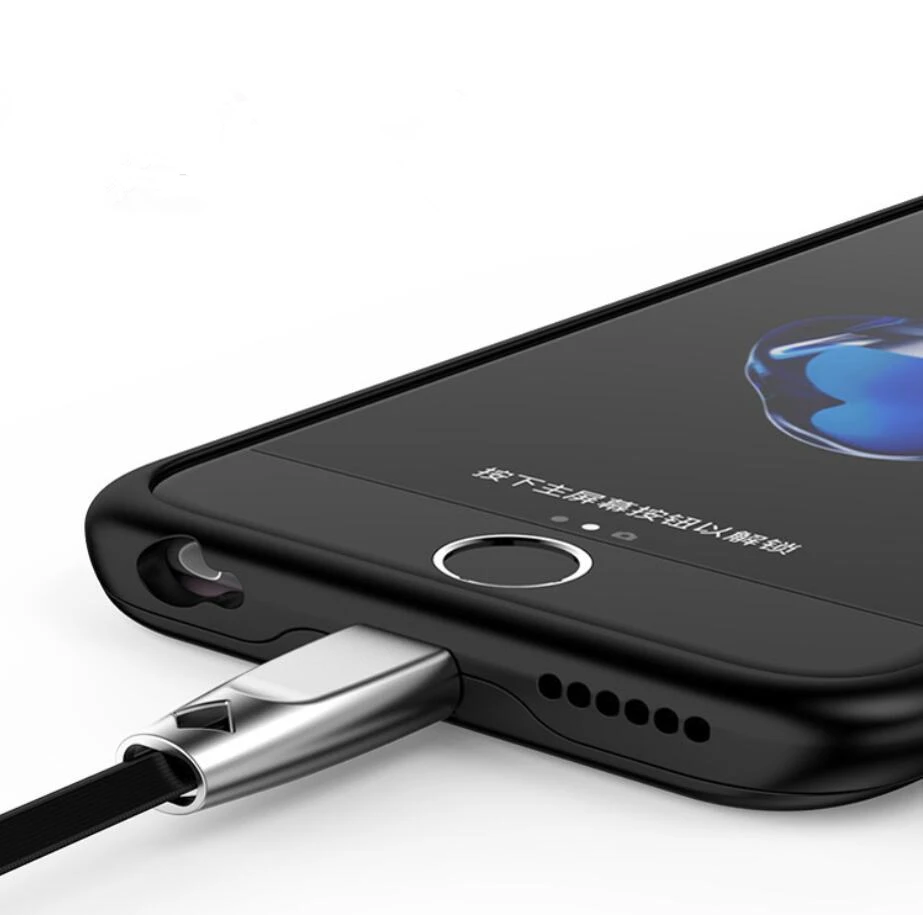 Ультра тонкий силиконовый материал для iPhone 6 6S 7 8 батарея зарядное устройство чехол мощность Чехол Smart запасные аккумуляторы для телефонов 4,7 дюймов