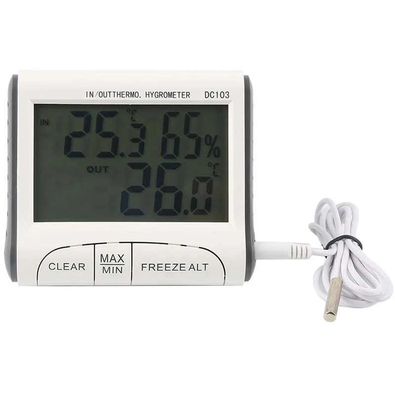 digital temperature sensor meter LCD Digital In/Out Thermo. thermistor