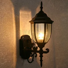 Водонепроницаемый Европейский открытый крыльцо настенная Люстра для особняка пейзаж коридора двери коридора настенный светильник для спальни в помещении прикроватные настенные бра